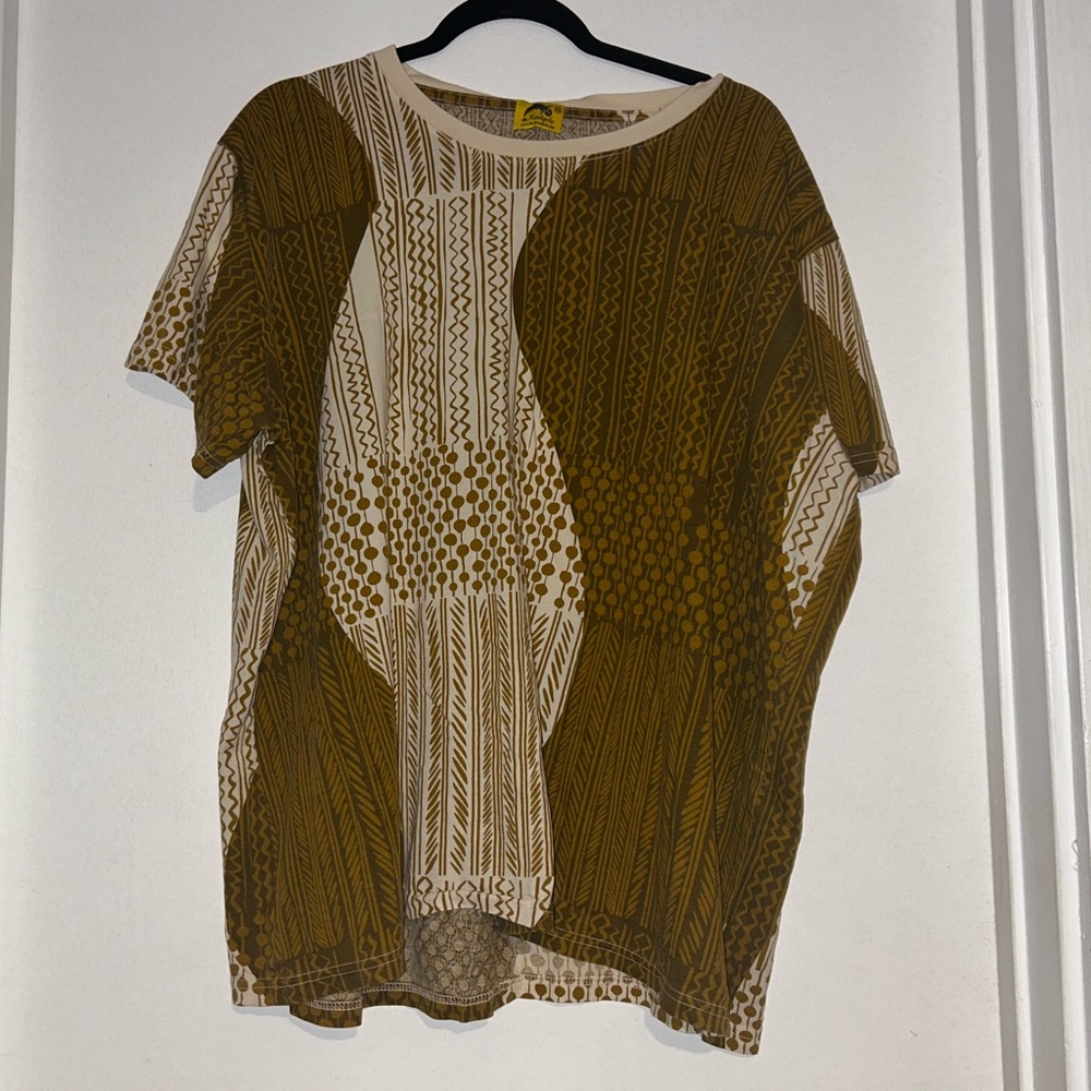 Kealopiko Brown Pattern Tshirt